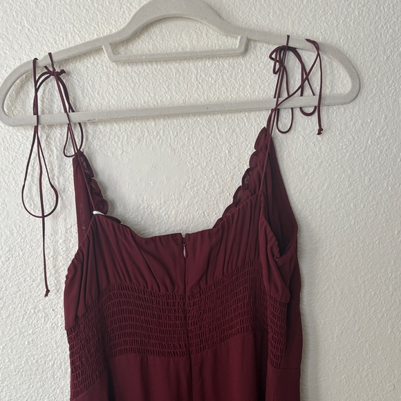 Reformation Embry Dress in Plum - Picture 13 of 14